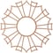 Ekena Millwork Augustus Wood Fretwork Pierced Ceiling Medallion, Cherry, 30"OD x 10 1/2"ID x 3/8"T CMWP30X30X0375AUCH - alternate 3